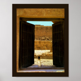 Arad Fort Entrance Poster