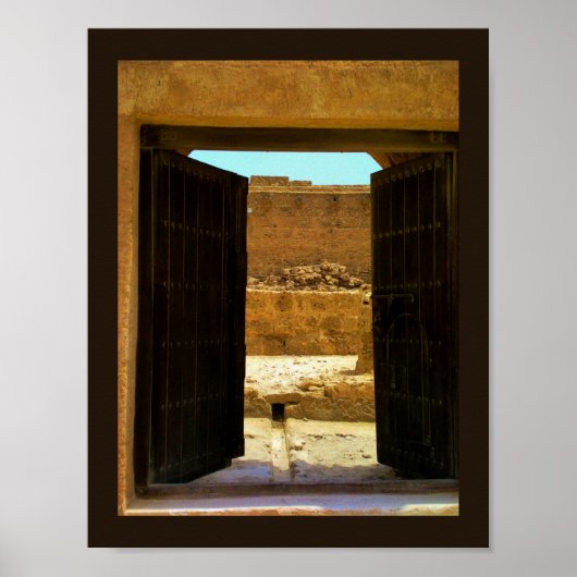 Arad Fort Entrance Poster (Voorkant)