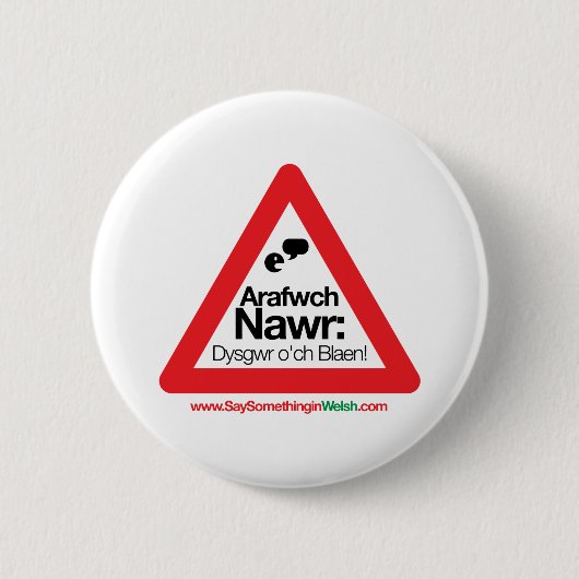 ARAFWCH RONDE BUTTON 5,7 CM (Voorkant)