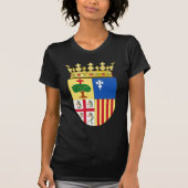 Aragon Coat of Arms (Spanje) T-shirt (Voorkant)