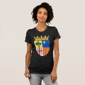 Aragon Coat of Arms (Spanje) T-shirt (Voorkant volledig)