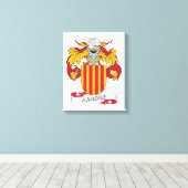 Aragon Family Crest Canvas Afdruk (Insitu (Houten vloer))