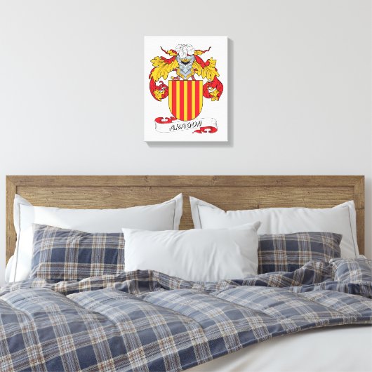 Aragon Family Crest Canvas Afdruk (Insitu (Slaapkamer))