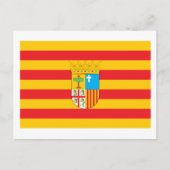 Aragon Flag Briefkaart (Voorkant)