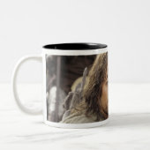 Aragón met paard tweekleurige koffiemok (Links)