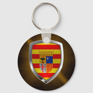 Aragón Metallic Emblem Sleutelhanger