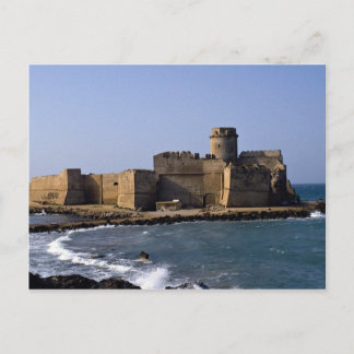 Aragonese Castle, Calabria, Italië Briefkaart