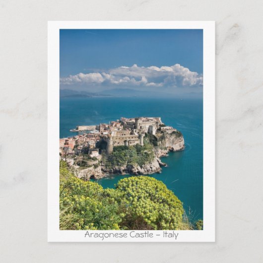 Aragonese Castle - Italië Briefkaart (Voorkant)