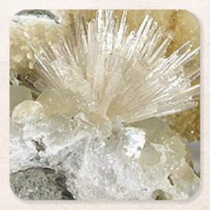 Aragonite en Quartz Kartonnen Onderzetters