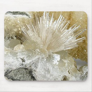 Aragonite en Quartz Muismat