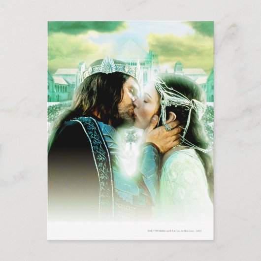 Aragorn en ARWEN™ Kiss Briefkaart (Voorkant)