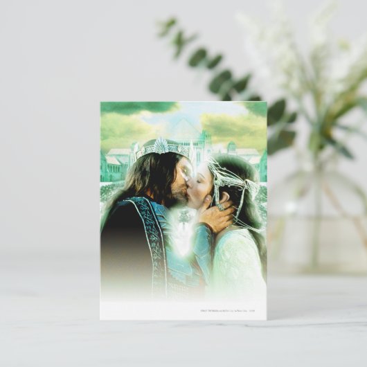 Aragorn en ARWEN™ Kiss Briefkaart (Staand voorkant)