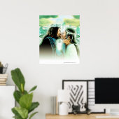 Aragorn en ARWEN™ Kiss Poster (Thuiskantoor)