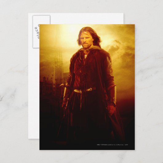 Aragorn Glowing Briefkaart (Voorkant / Achterkant)