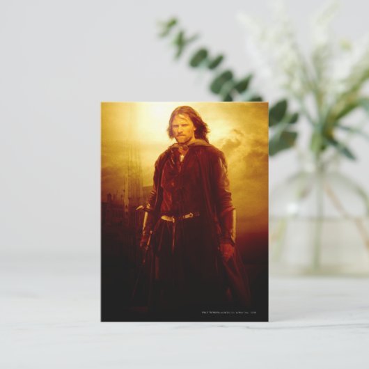 Aragorn Glowing Briefkaart (Staand voorkant)