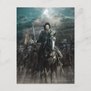 Aragorn Leading on Horse Briefkaart