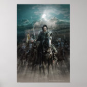 Aragorn Leading on Horse Poster (Voorkant)