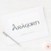Aragorn logo rechthoekige sticker (Envelop)