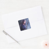 Aragorn met bloed vierkante sticker (Envelop)
