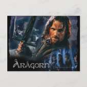 Aragorn met leger briefkaart (Voorkant)
