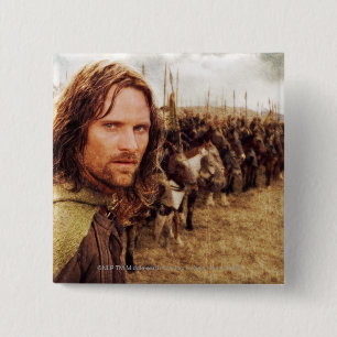 Aragorn Plus Line of Horses Vierkante Button 5,1 Cm