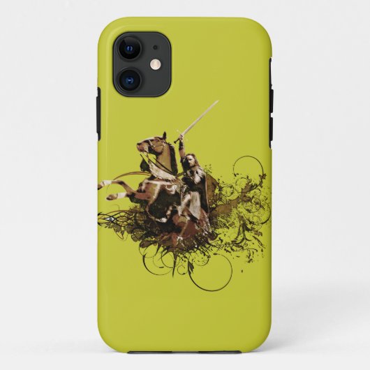 Aragorn Riding a Horse Vector Collage Case-Mate iPhone Case (Achterkant)
