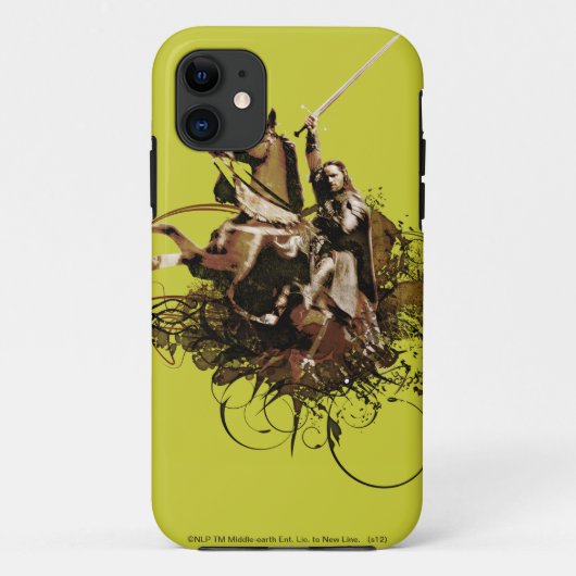 Aragorn Riding a Horse Vector Collage Case-Mate iPhone Case (Achterkant)