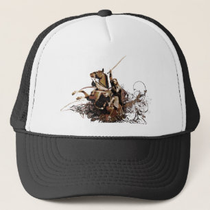 Aragorn Riding a Horse Vector Collage Trucker Pet