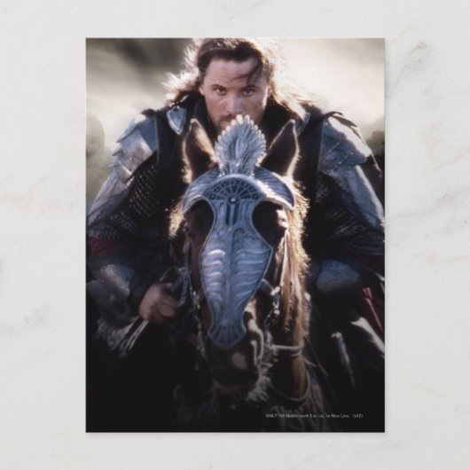 Aragorn Riding Horse Briefkaart (Voorkant)