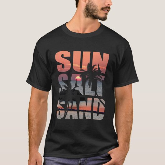 Araha Beach, Okinawa Zonsondergang, Mannen Basic T T-shirt (Voorkant)