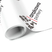 Arakawa Pottery Word Logo Wrapping Paper Cadeaupapier (Rol Hoek)