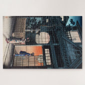 Araki-steeg in Yotsuya door Tsuchiya Koitsu Legpuzzel (Horizontaal)