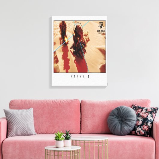 Arakkis Canvas Print (Insitu (Woonkamer))
