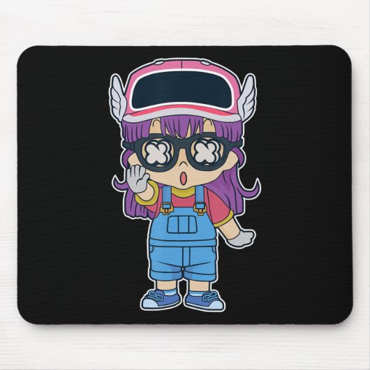 Arale Norimaki Dr. Slump Manga Anime Cartoon Lover Muismat (Voorkant)