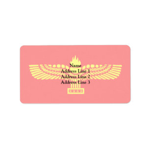 Aramaisch Arameens, Syrische vlag Etiket