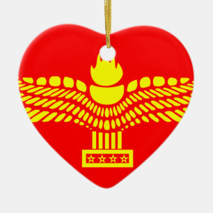 Aramaisch Arameens, Syrische vlag Keramisch Ornament