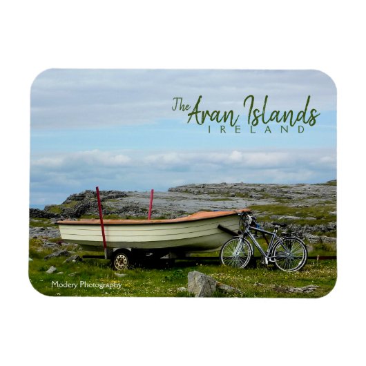 Aran Eilanden Boot & Bike Magneet (Horizontaal)