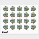 Aran-eilanden Ierland Ronde Sticker (Vel)