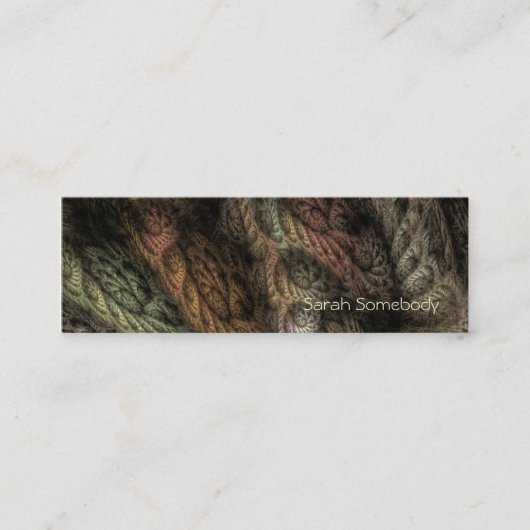 Aran Fractal Profile Card Mini Visitekaartje (Voorkant)