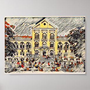 Arandjelovac, Servië, retro  Poster