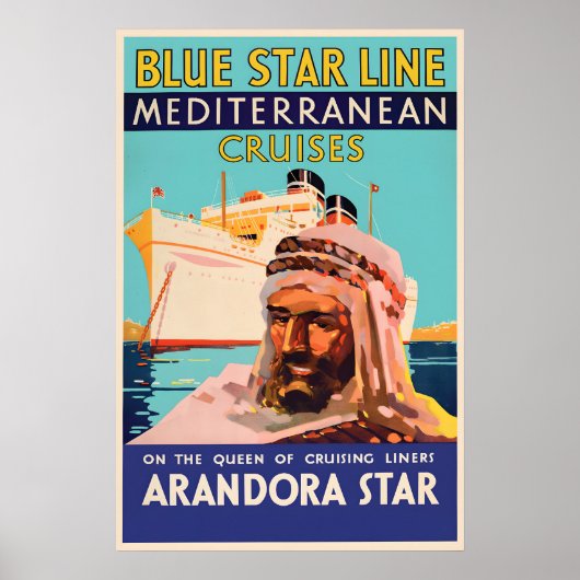 Arandora Star Cruise Ship Poster Oud (Voorkant)