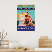 Arandora Star Cruise Ship Poster Oud (Keuken)