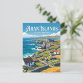 Araneilanden Ierland Briefkaart (Staand voorkant)