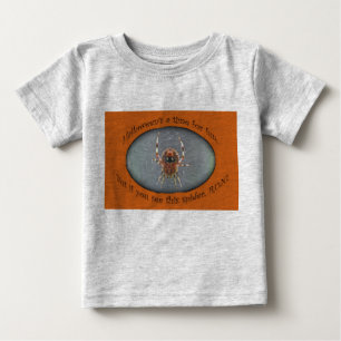 Araneus Orb Weaver Spider Halloween Baby T-Shirt