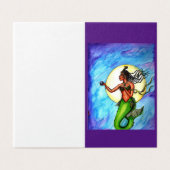 Arania, koningin van de zwarte parel kaart (Buitenkant ongevouwen)