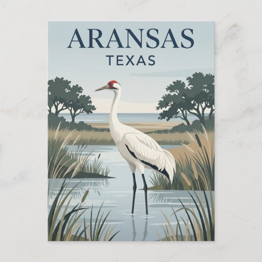 Aransas National Wildlife Refuge VS Briefkaart (Voorkant)