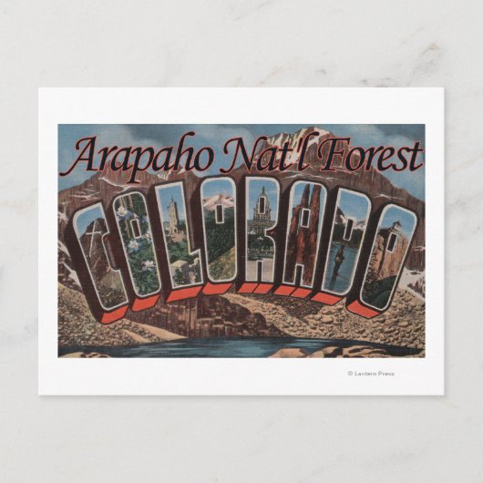 Arapaho Nat'l Forest, Colorado Briefkaart (Voorkant)