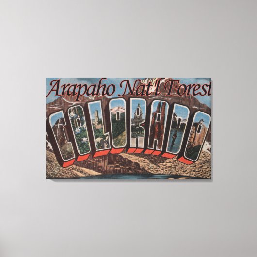 Arapaho Nat'l Forest, Colorado Canvas Afdruk (Voorkant)