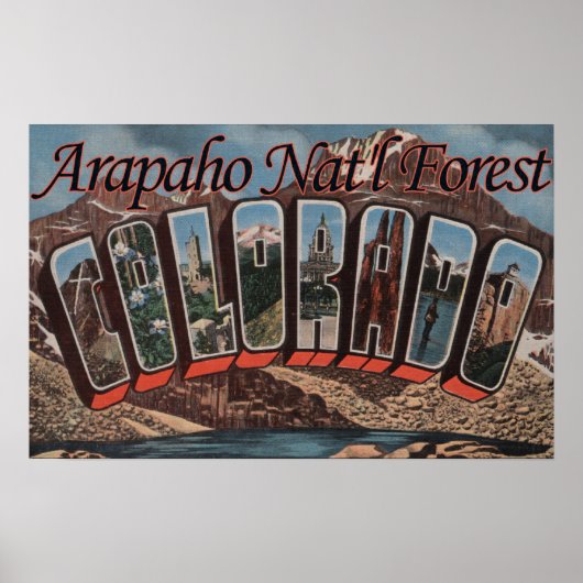 Arapaho Nat'l Forest, Colorado Poster (Voorkant)
