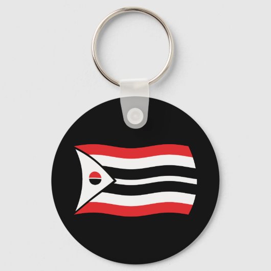 Arapaho Stam Vlag Sleutelhanger (Voorkant)